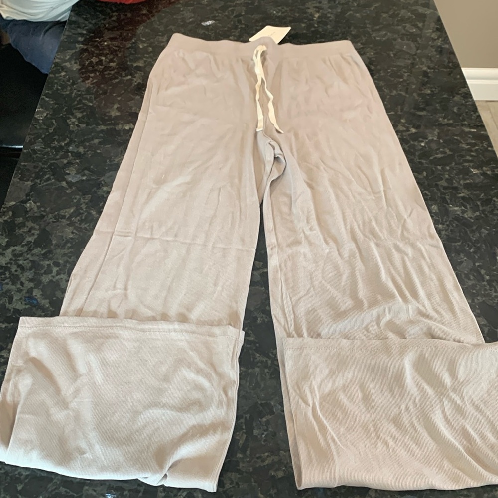 Jax and Lennon Ribbed Pant High Rise